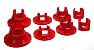 Chevrolet Camaro Suspension Subframe Bushing Kit - Rear - Energy Suspension - Performance Polyurethane - Red - 2010